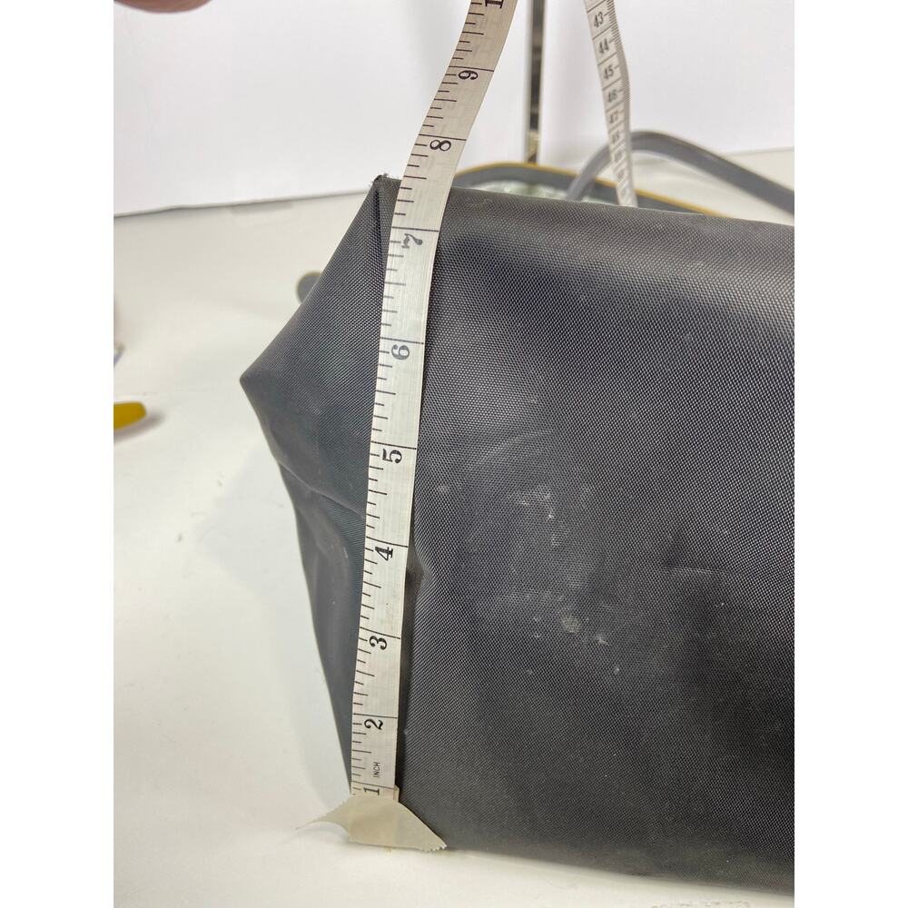 Longchamp Le Pliage Large Nylon Tote Shoulder Bag Dark Gray - Picture 14 of 16